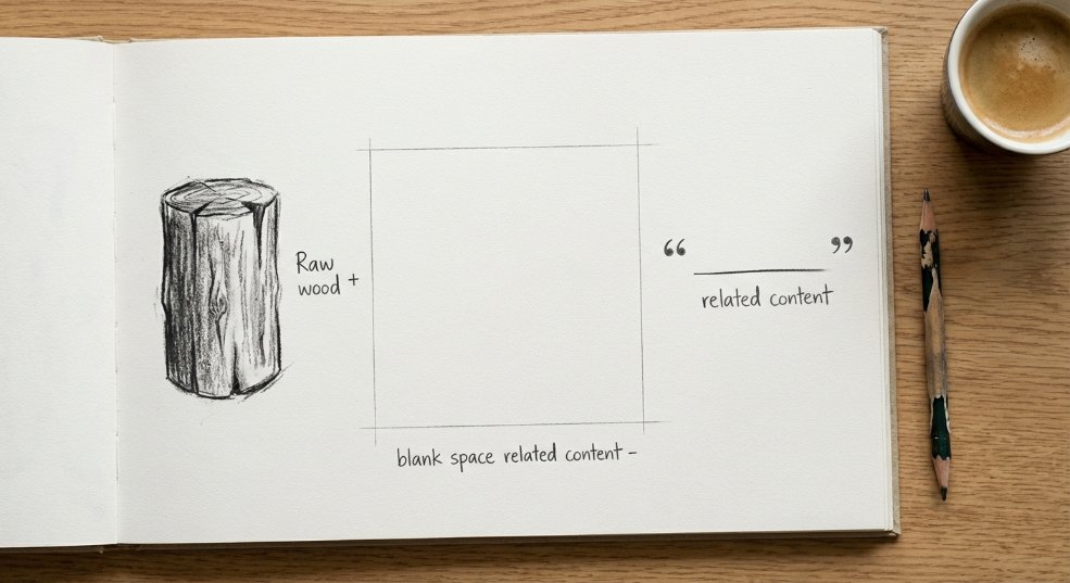 原木+留白Raw wood+blank space第一张图