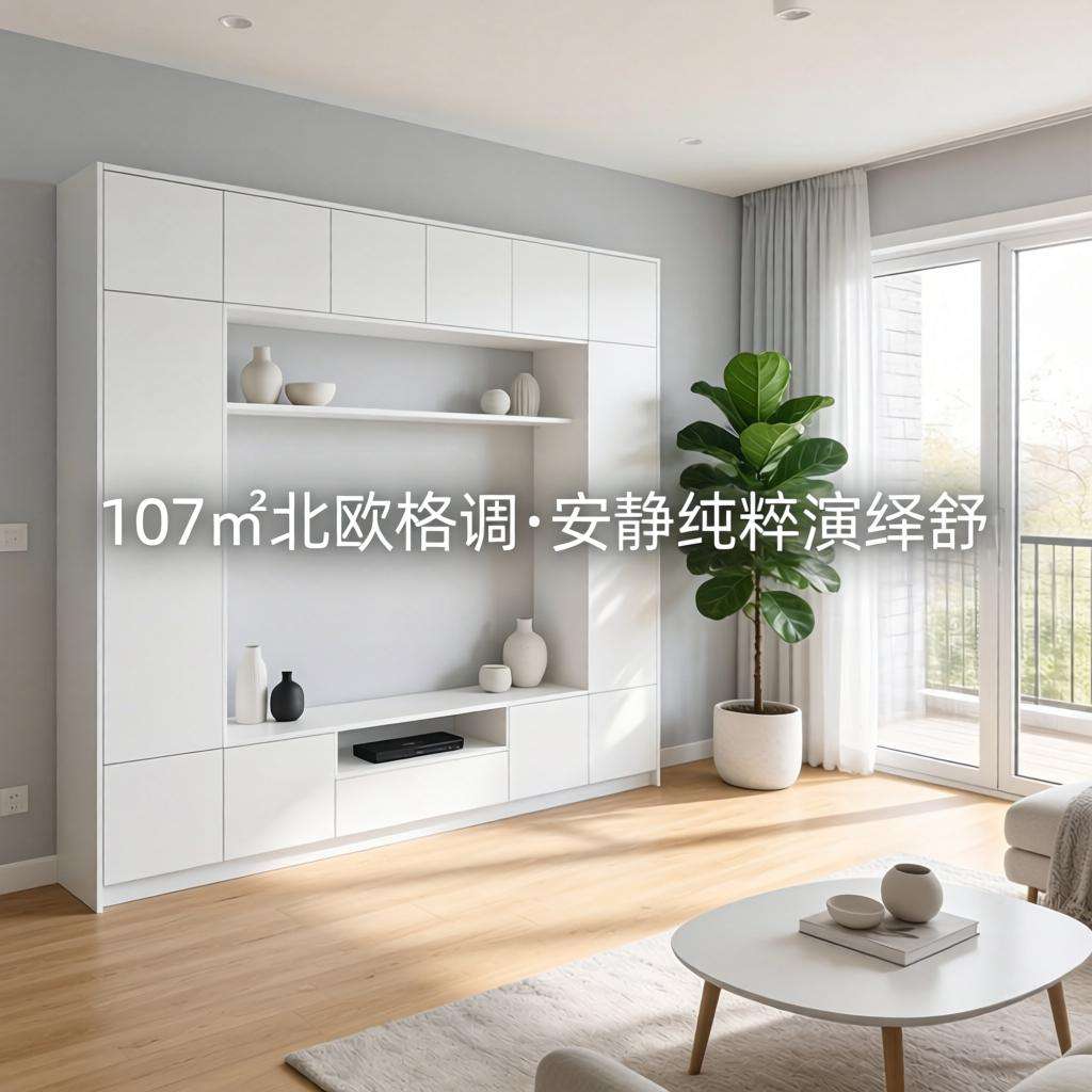 107㎡北欧格调•安静纯粹演绎舒适品位