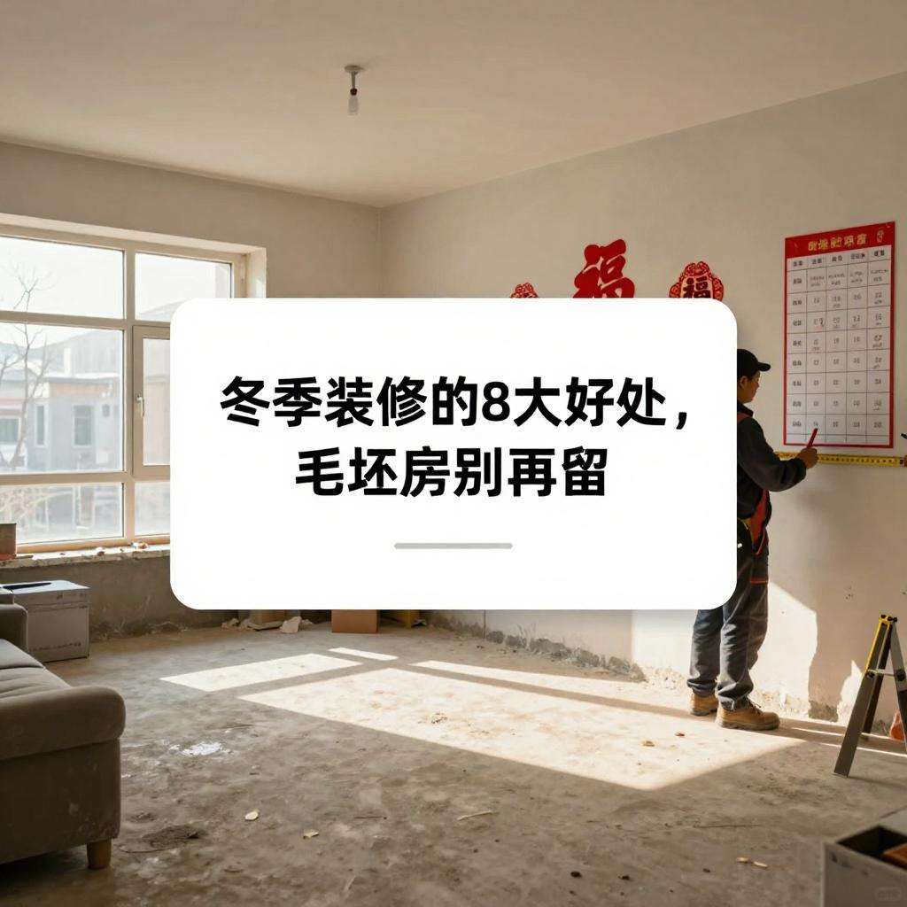 冬季装修的8大好处，毛坯房别在留着过年啦~！