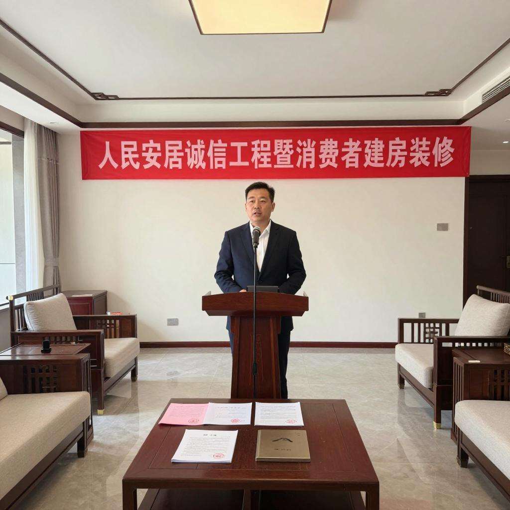 人民安居诚信工程暨消费者建房装修权益保障平台启动