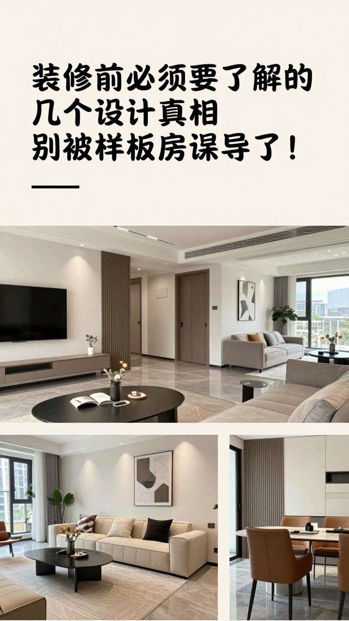 装修前必须要了解的几个设计真相,别被样板房误导了! 装修前必须要了解的几个设计真相,别被样板房误导了!第二张图