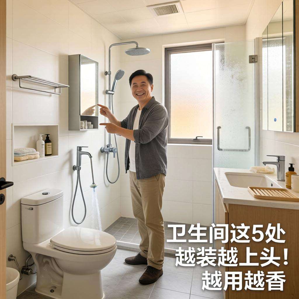卫生间这5处越装越上头！越用越香的真相，不用一次不知道！