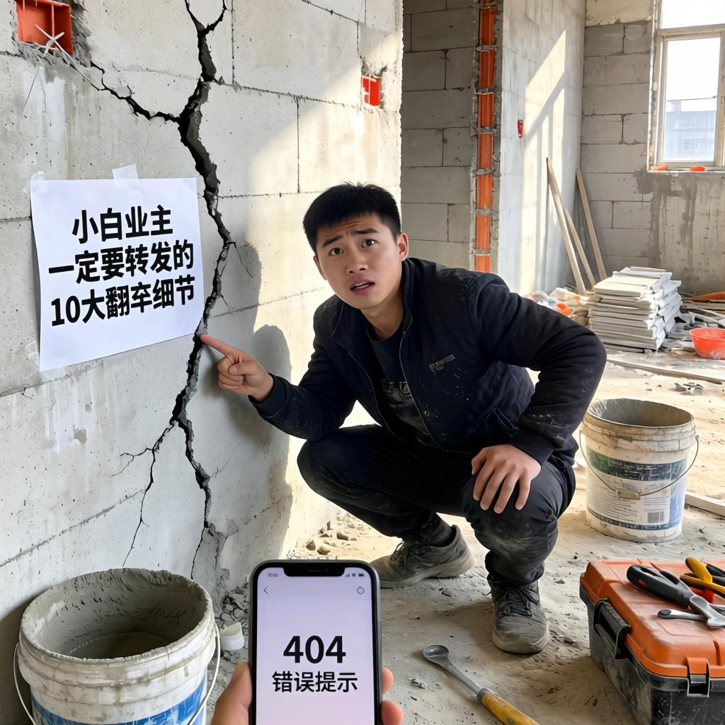 小白业主一定要转发的10大翻车细节，看完再装能省好几万！