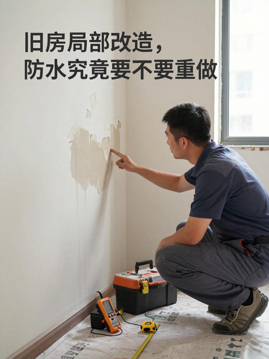 旧房局部改造，防水究竟要不要重做？