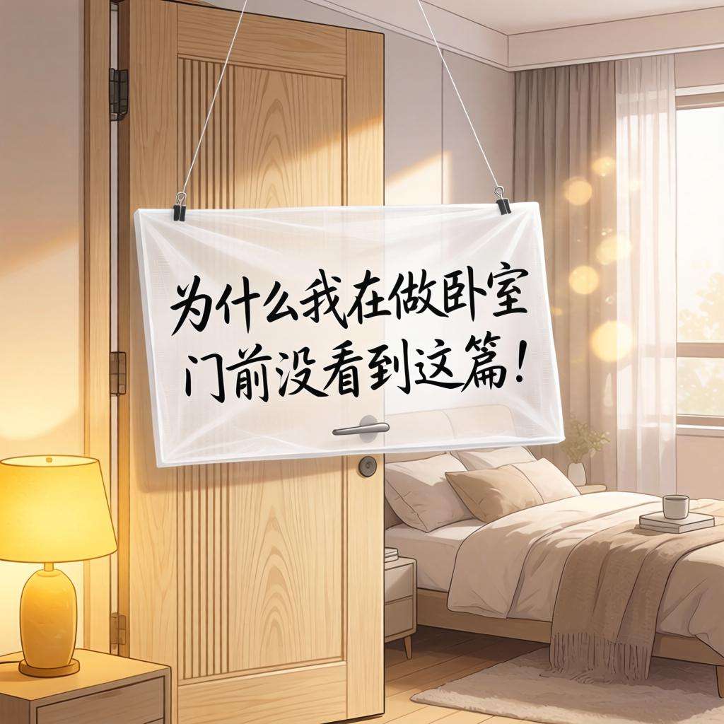 为什么我在做卧室门前没看到这篇！！