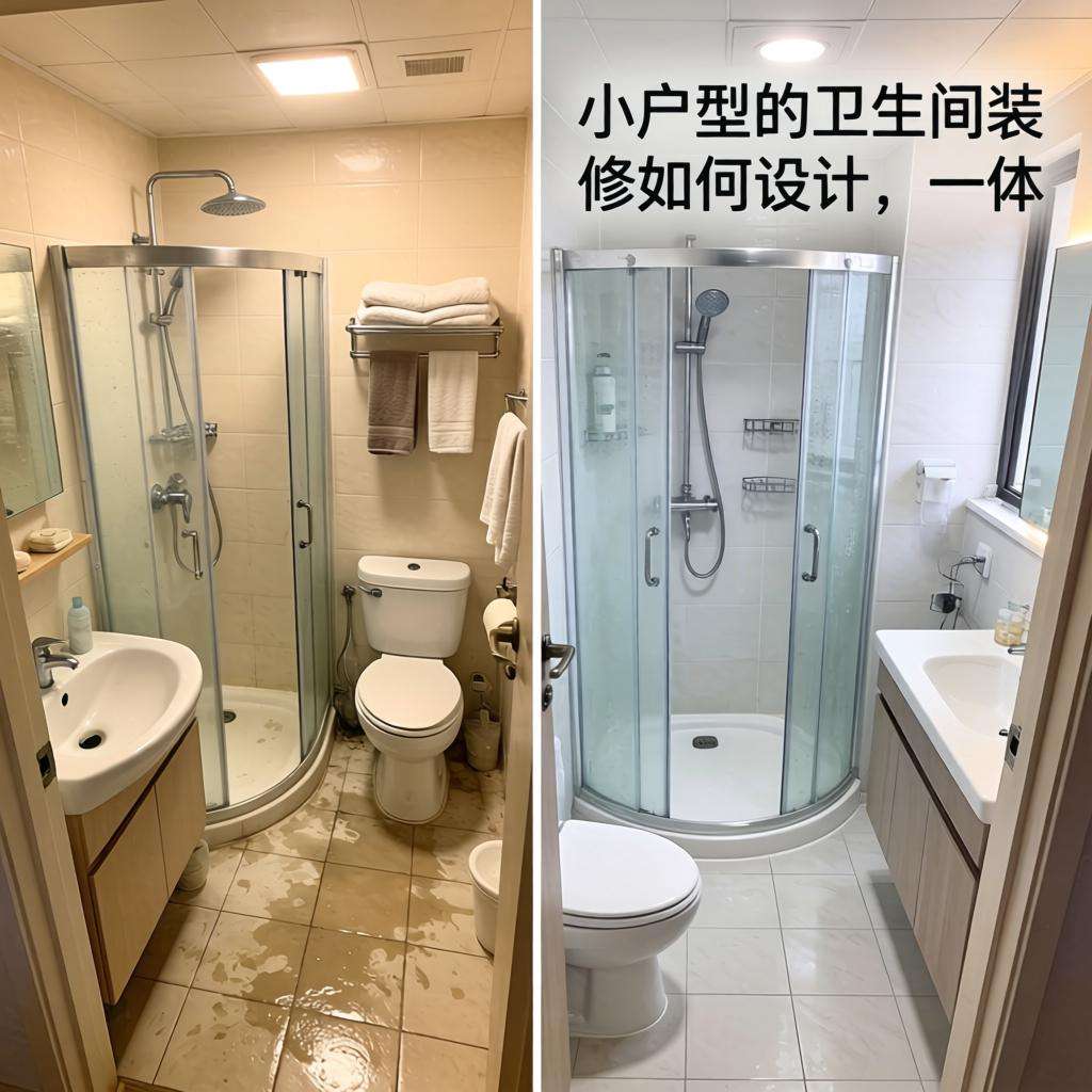 小户型的卫生间装修如何设计，一体式与干湿分离哪个好？