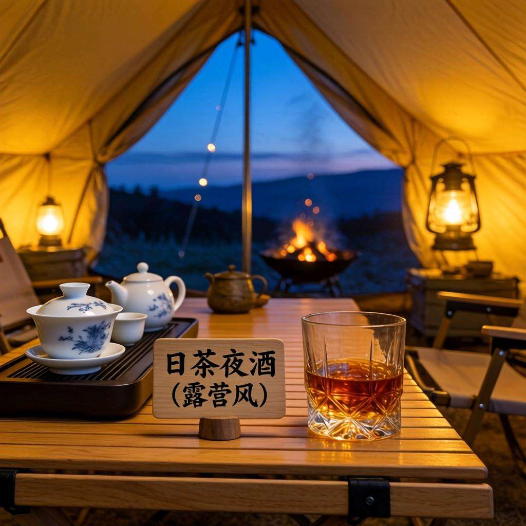 日茶夜酒（露营风）