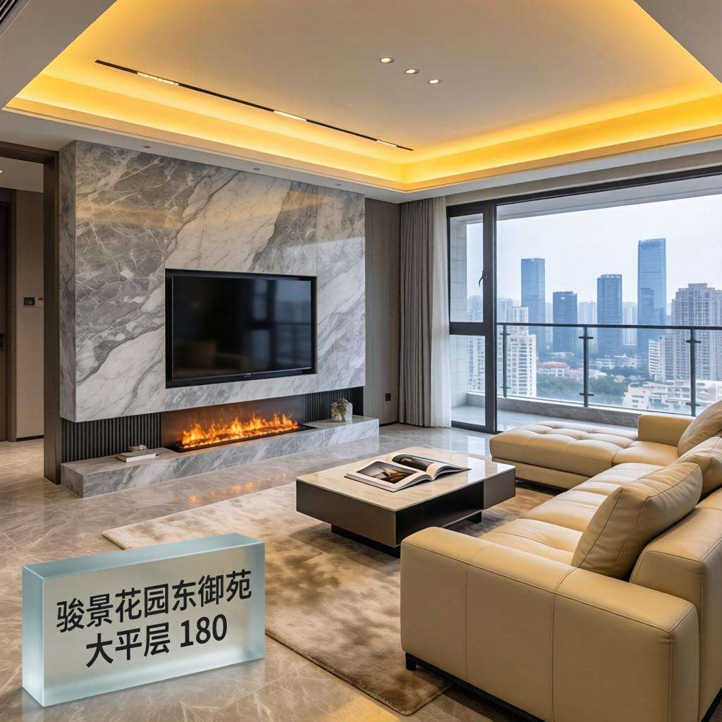 骏景花园东御苑 大平层 180 轻奢风格