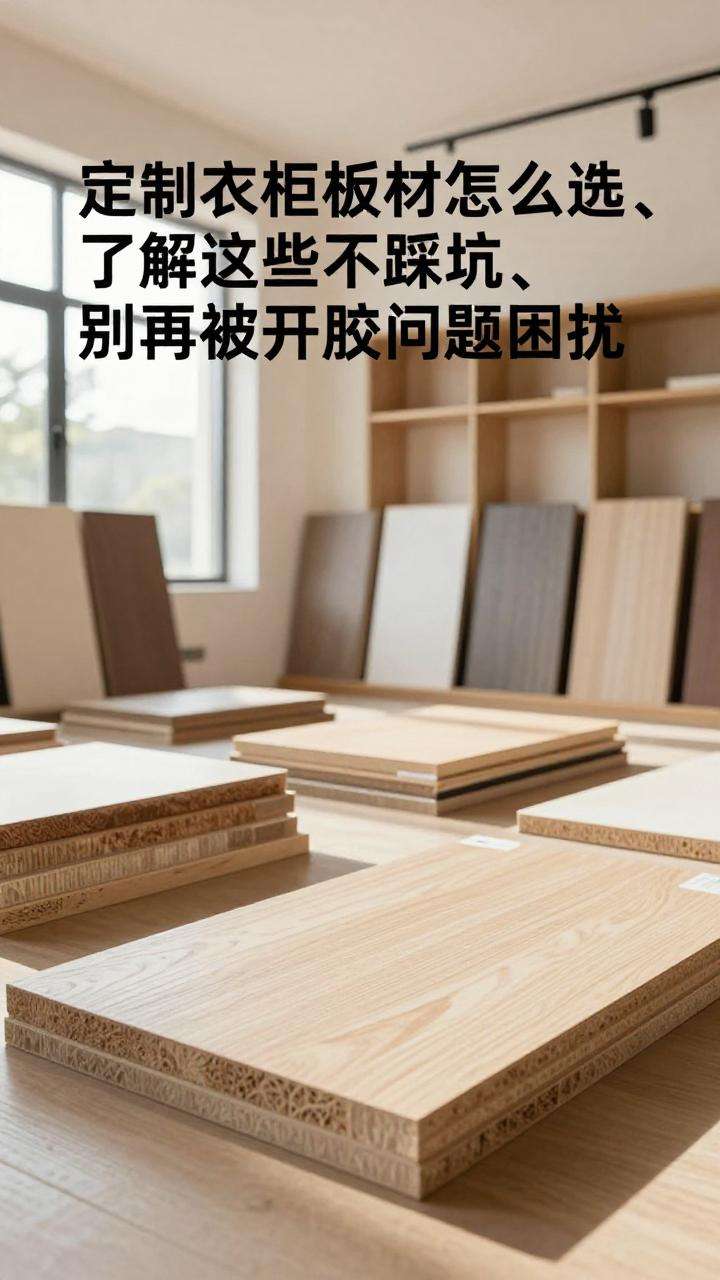 定制衣柜板材怎么选？了解这些不踩坑，别再被开胶问题困扰