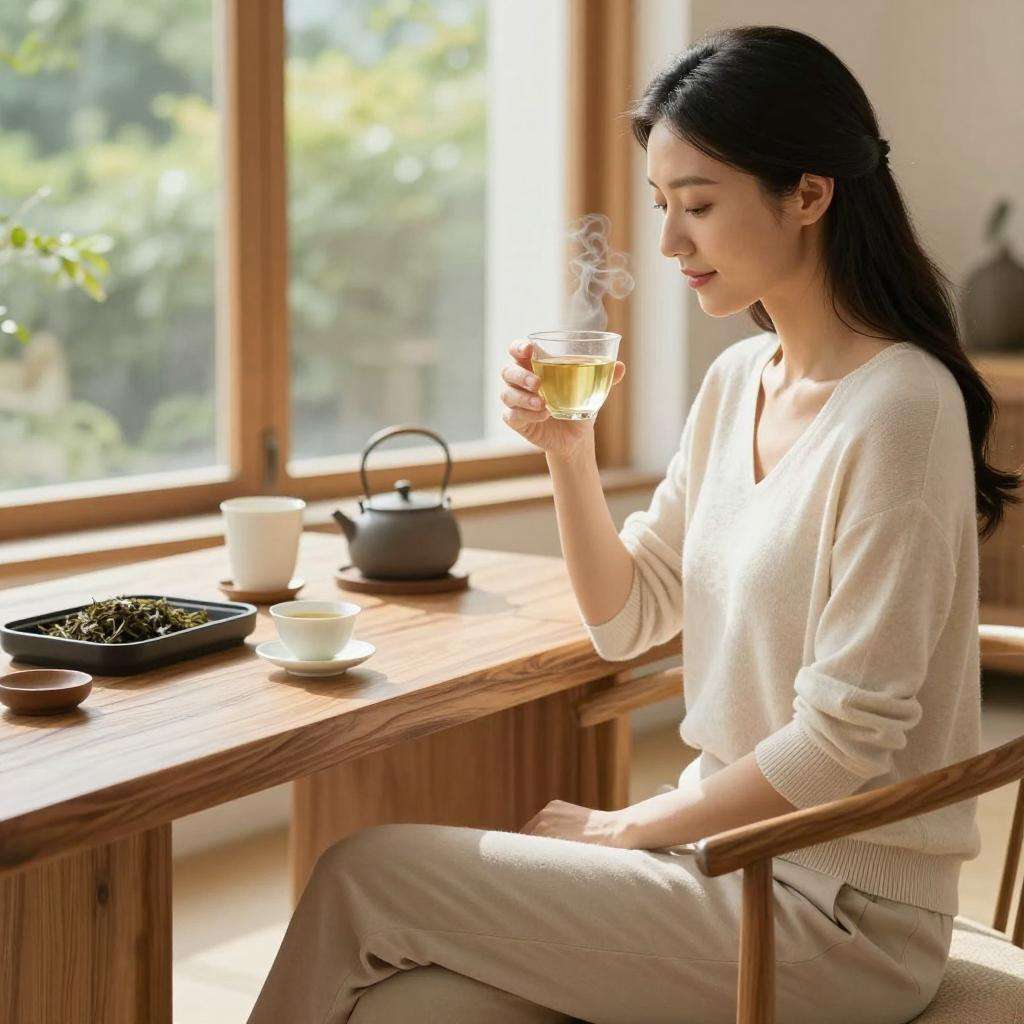一杯清淡的香味的茶和归属自个儿的独有居室茶香