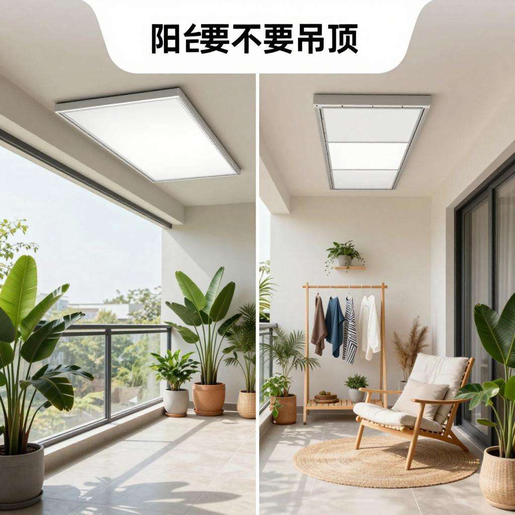 阳台要不要吊顶？