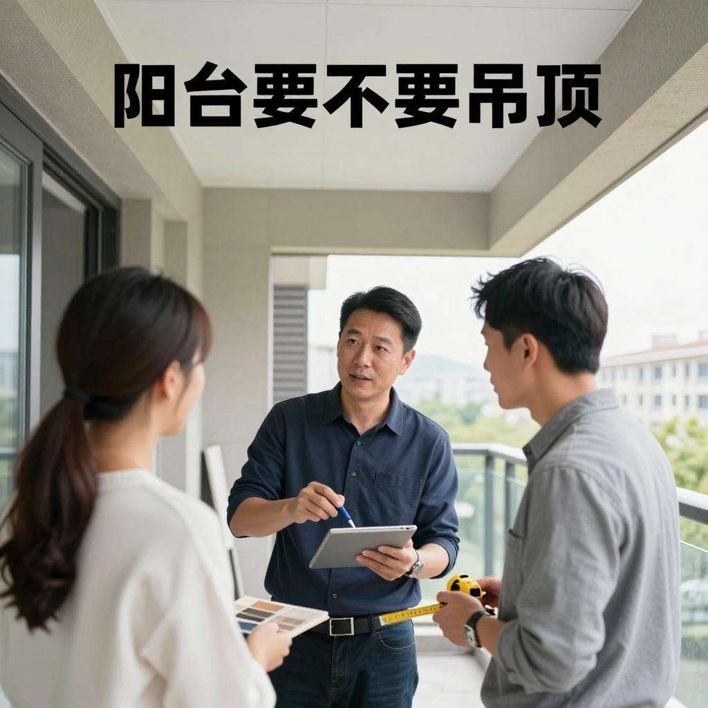 阳台要不要吊顶？第一张图