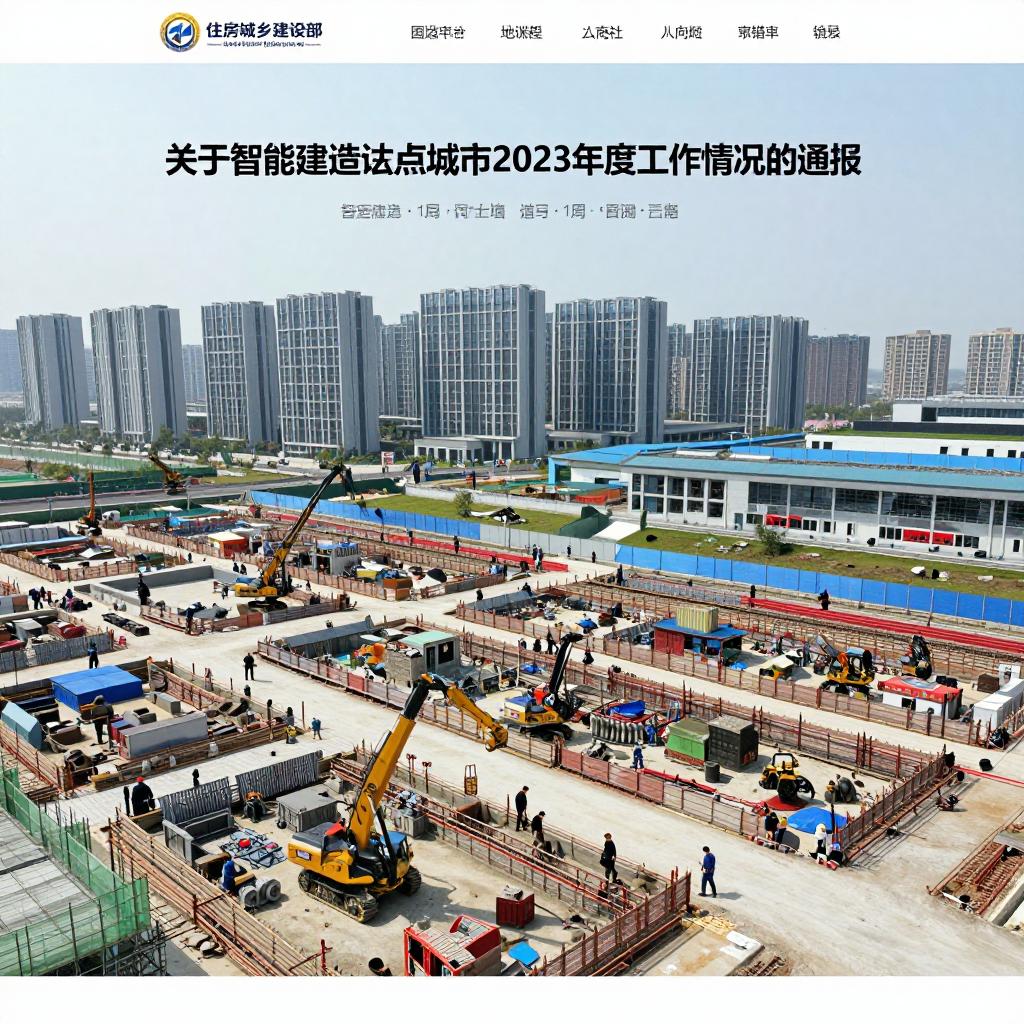 住房城乡建设部发布关于智能建造试点城市2023年度工作情况的通报