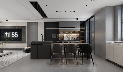 简约高级的黑白灰风格,诠释品味生活(图5) 简约高级的黑白灰风格,诠释品味生活(图5)