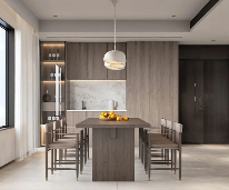 198㎡现代侘寂，在慢生活里治愈每个归家的人