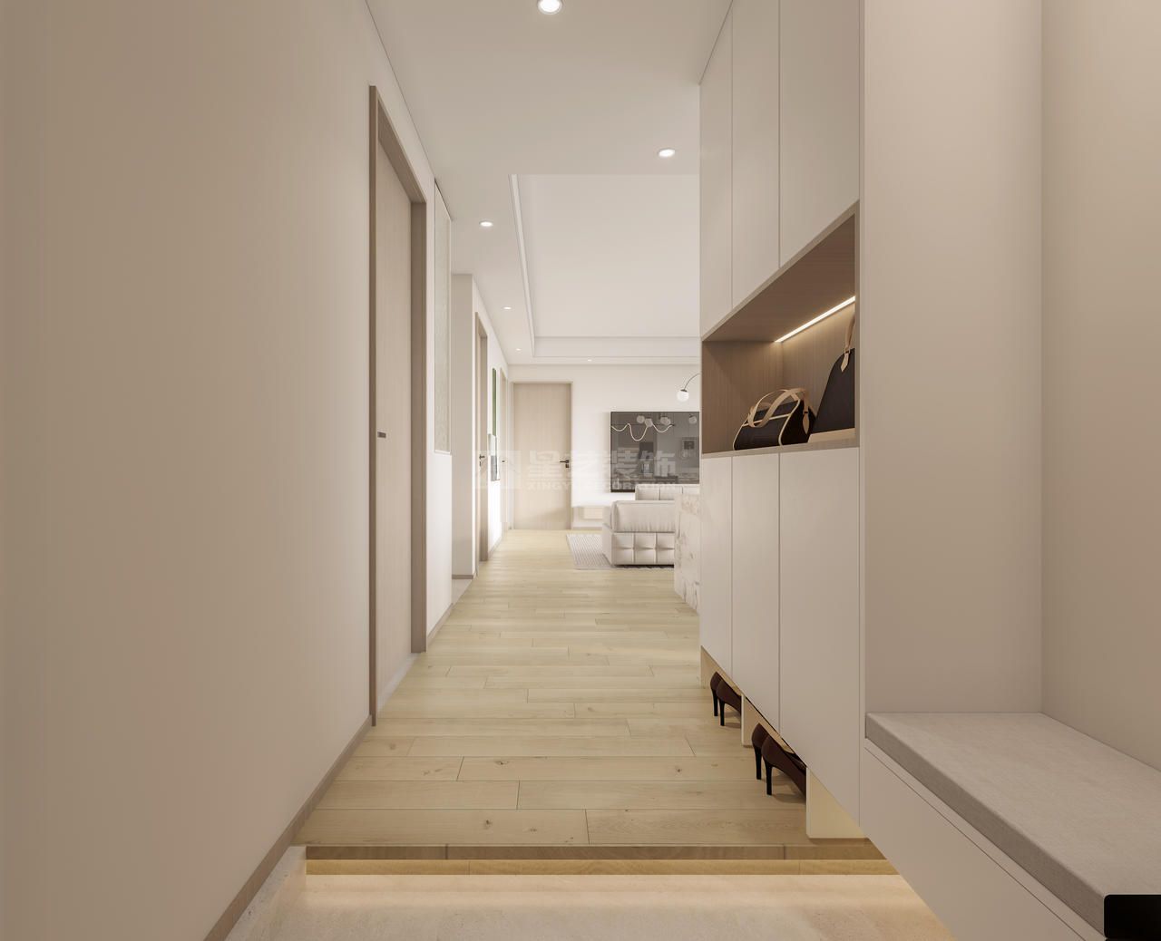 冷静而热烈、克制又张扬,128㎡现代简约,给空间带来无限美感(图2) 7d310cfae32a85e9e788dc042e15530f.jpg