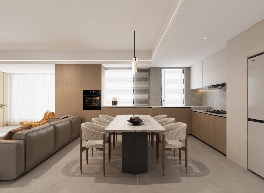 109㎡简约私宅 | 悦己宅家,宁静致远的松弛空间(图4) e48652ddaa68c6747aa40998018496b9.jpg