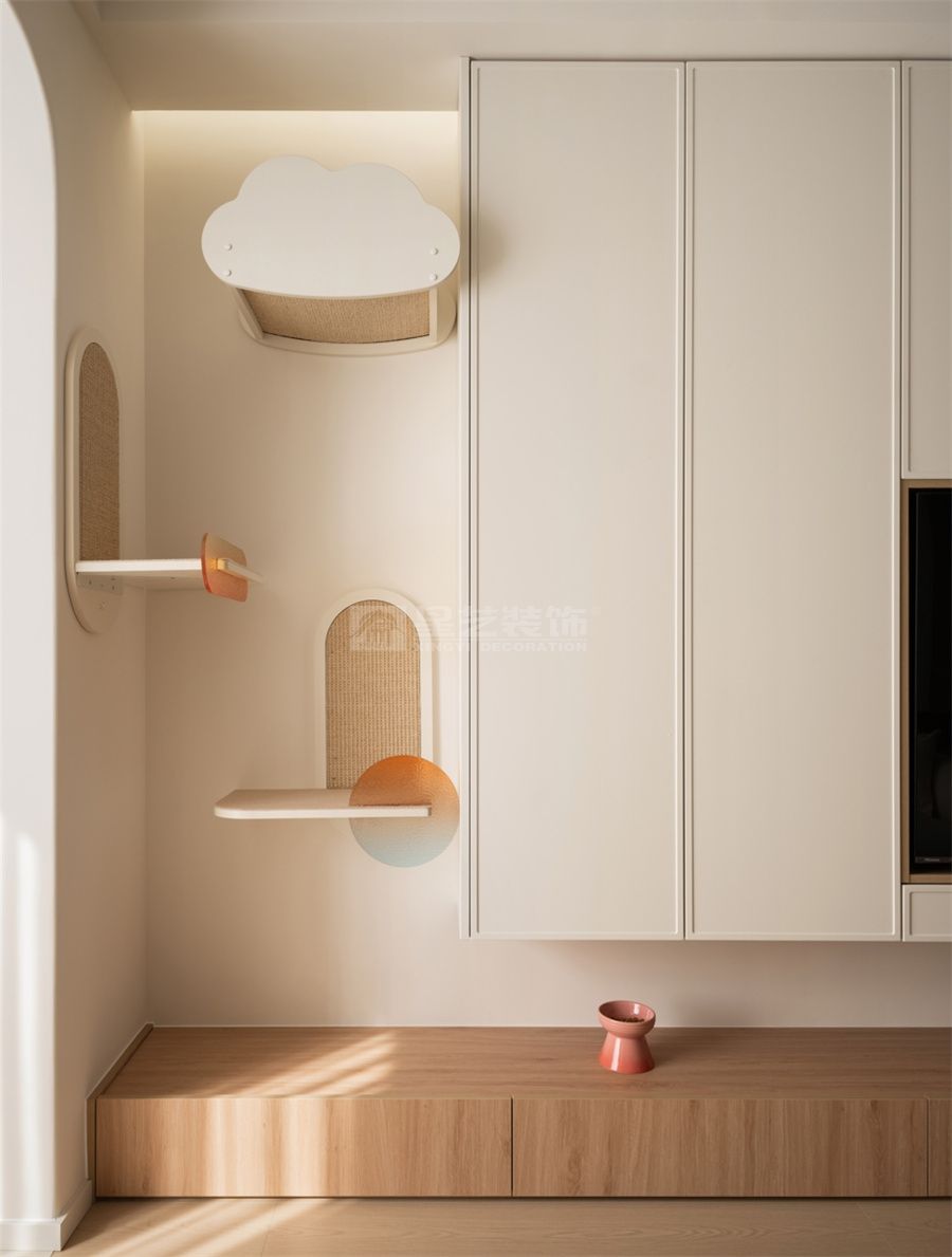 贾瑶华府-原木奶油风-89平(图1)