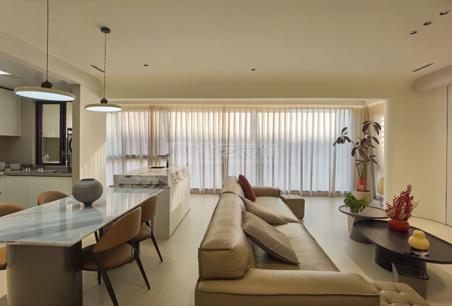 贺州江湾幸福里21栋02户型现代奶油风(图4)