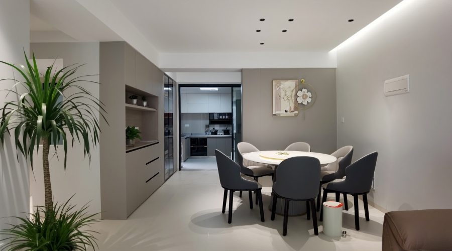 贺州龙腾雅苑140平三房现代风