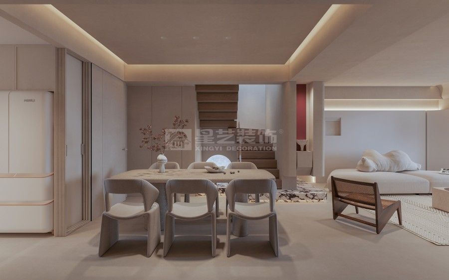 万科玖龙台（奶油侘寂风）(图3)