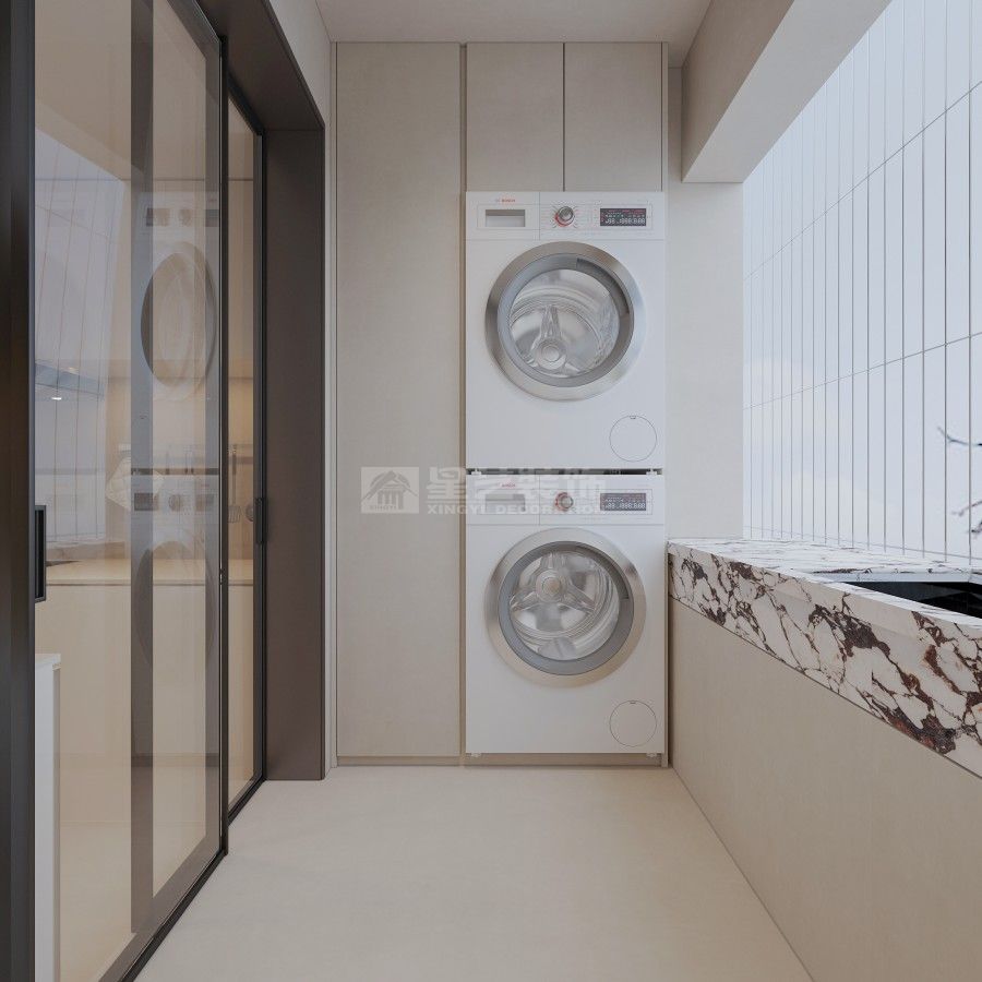 万科玖龙台（奶油侘寂风）(图7)