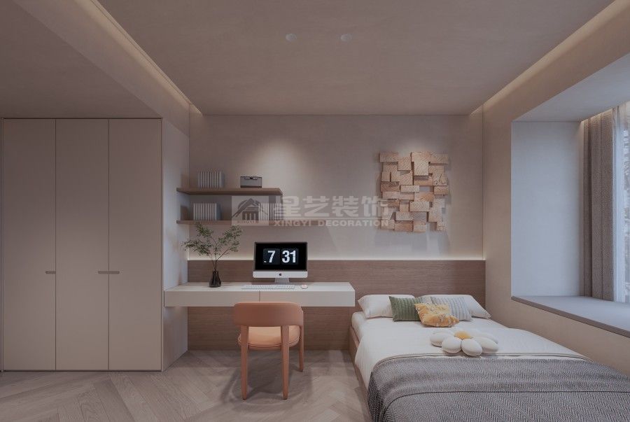 万科玖龙台（奶油侘寂风）(图13)