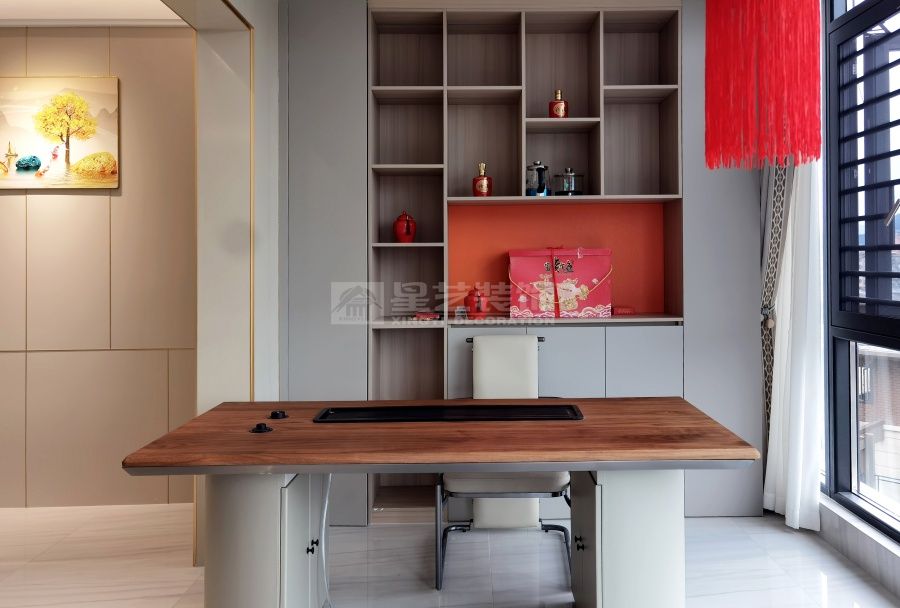 碧桂园200平精装翻新现代简约实景(图21)