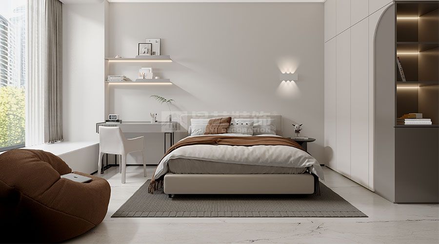 大宅至简：现代风大平层的留白与质感(图2)