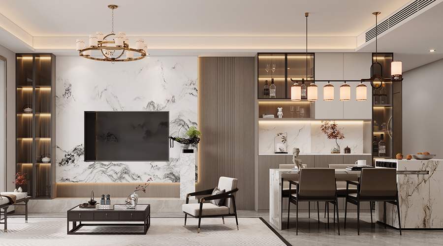 李小姐新中式雅居设计