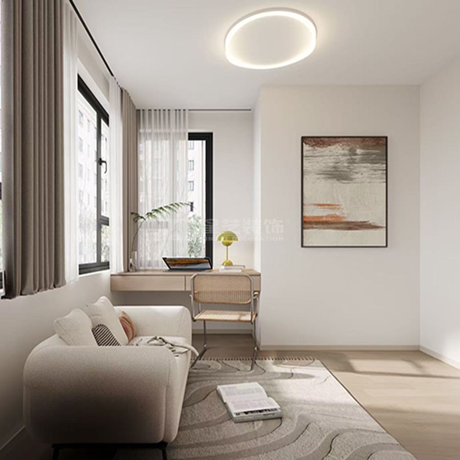 120平方奶油风，享受家的温馨(图6)