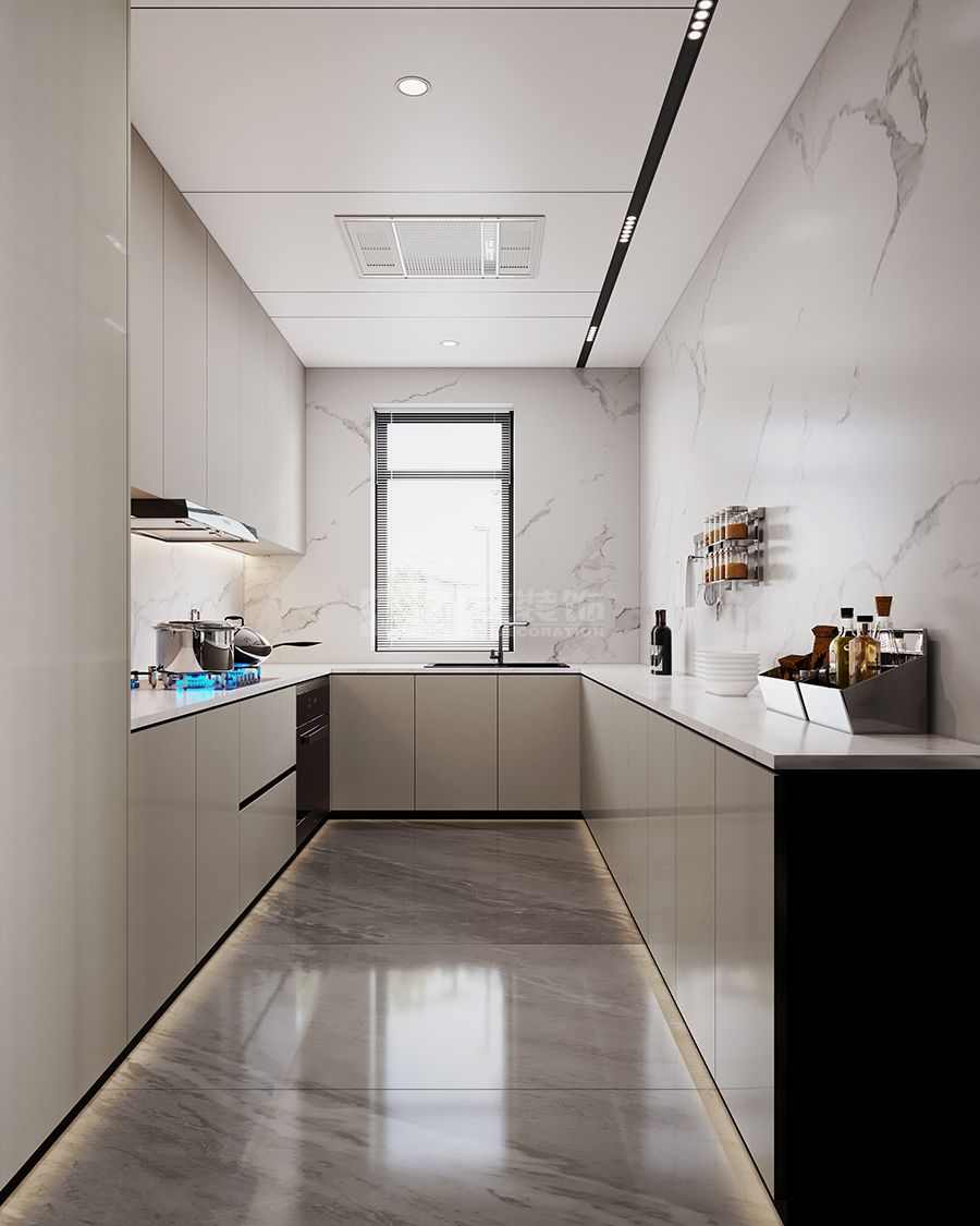 万科金域蓝湾大平层-现代简约(图4)