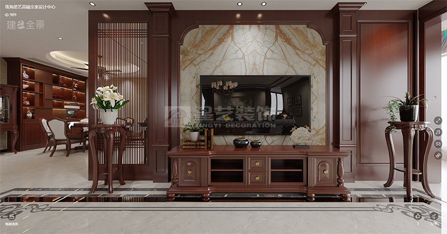 华南名宇顶楼复式-美式新中(图1)