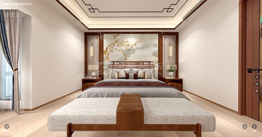 华南名宇顶楼复式-美式新中(图12)