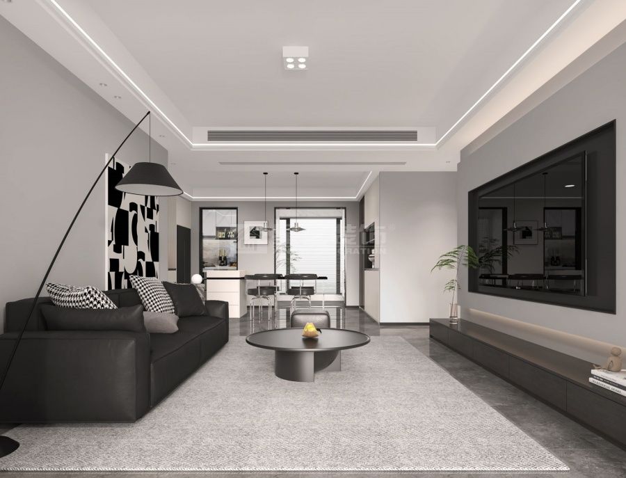 现代简约风-东方河畔(图3)