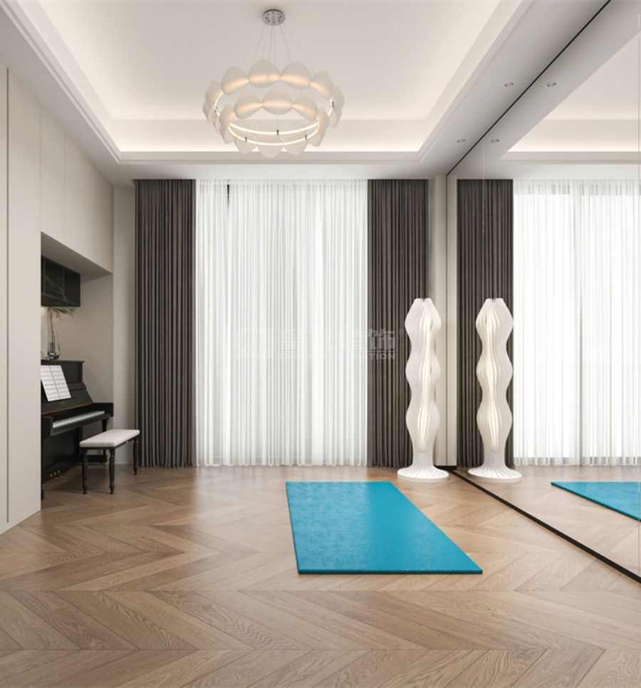 绿地城-现代轻奢风别墅(图12)