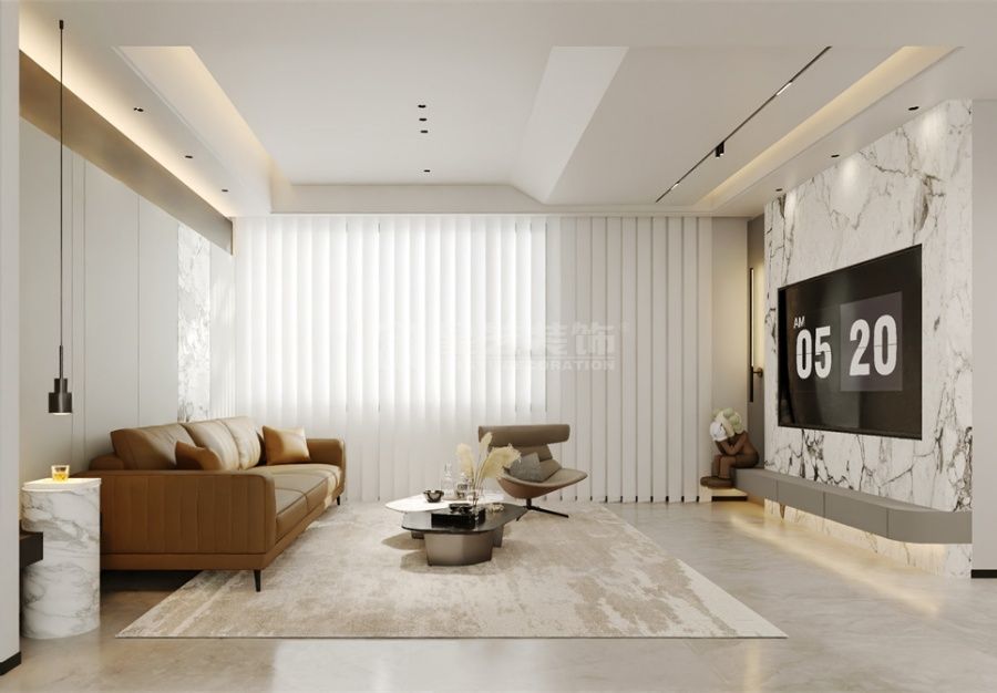 现代简约风-自建房(图1)