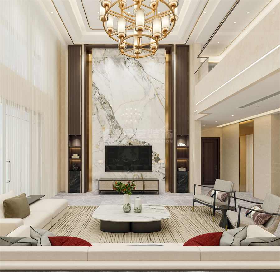 新中式-绿地城别墅(图3)