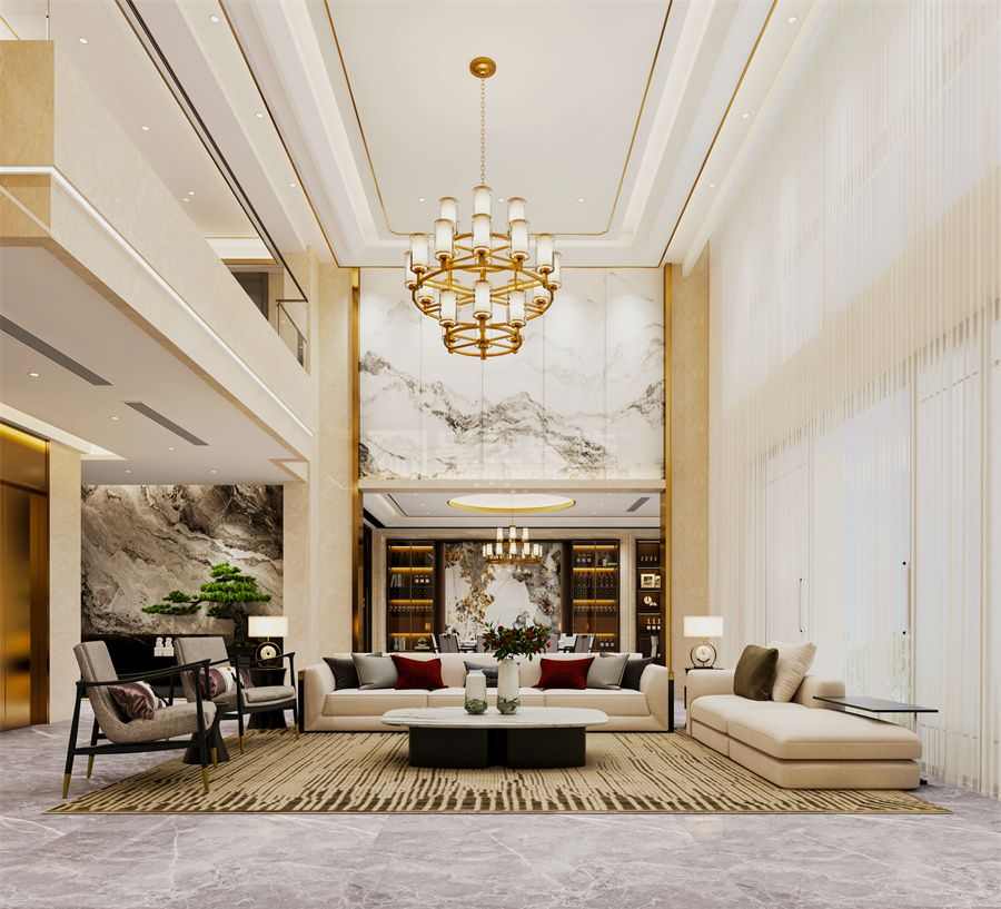 新中式-绿地城别墅(图1)