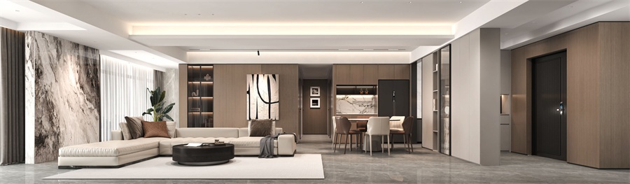 现代轻奢风-中交雅郡(图3)