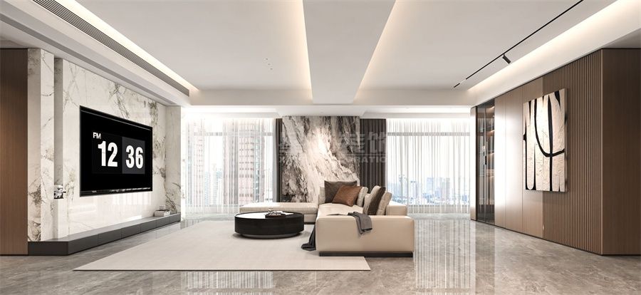 现代轻奢风-中交雅郡(图4)