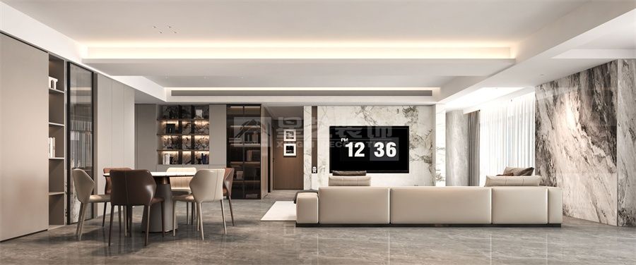 现代轻奢风-中交雅郡(图1)