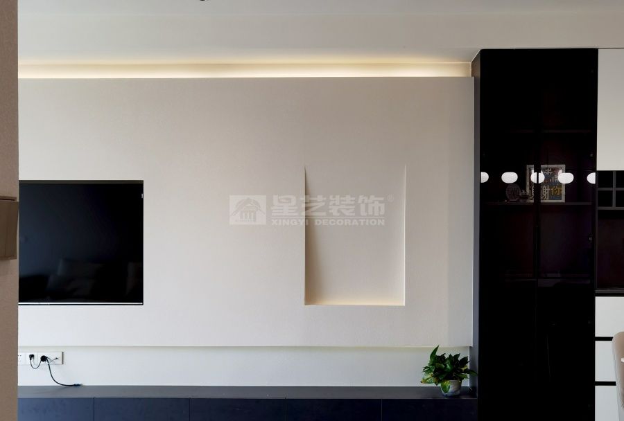 壹品江山6栋110平现代风实景(图1)