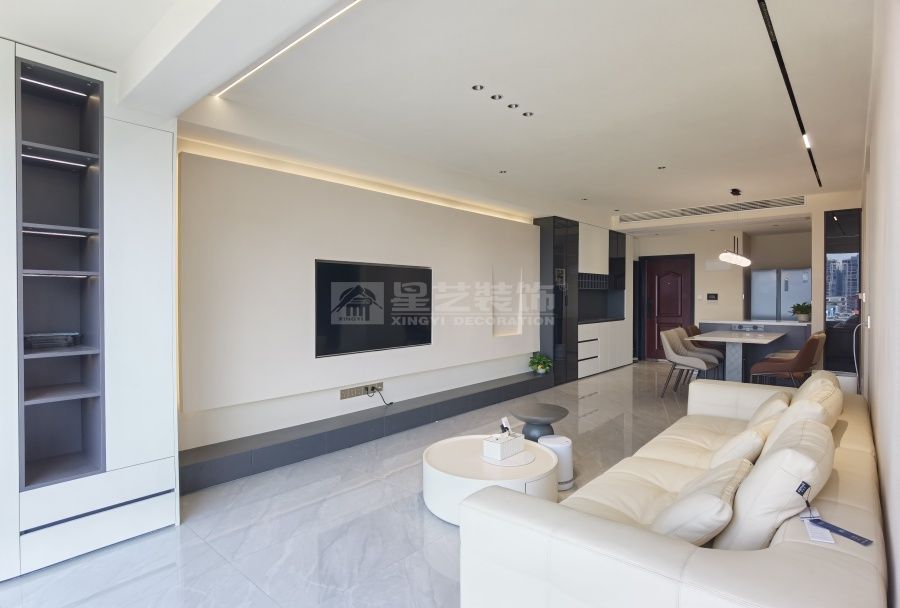 壹品江山6栋110平现代风实景(图5)