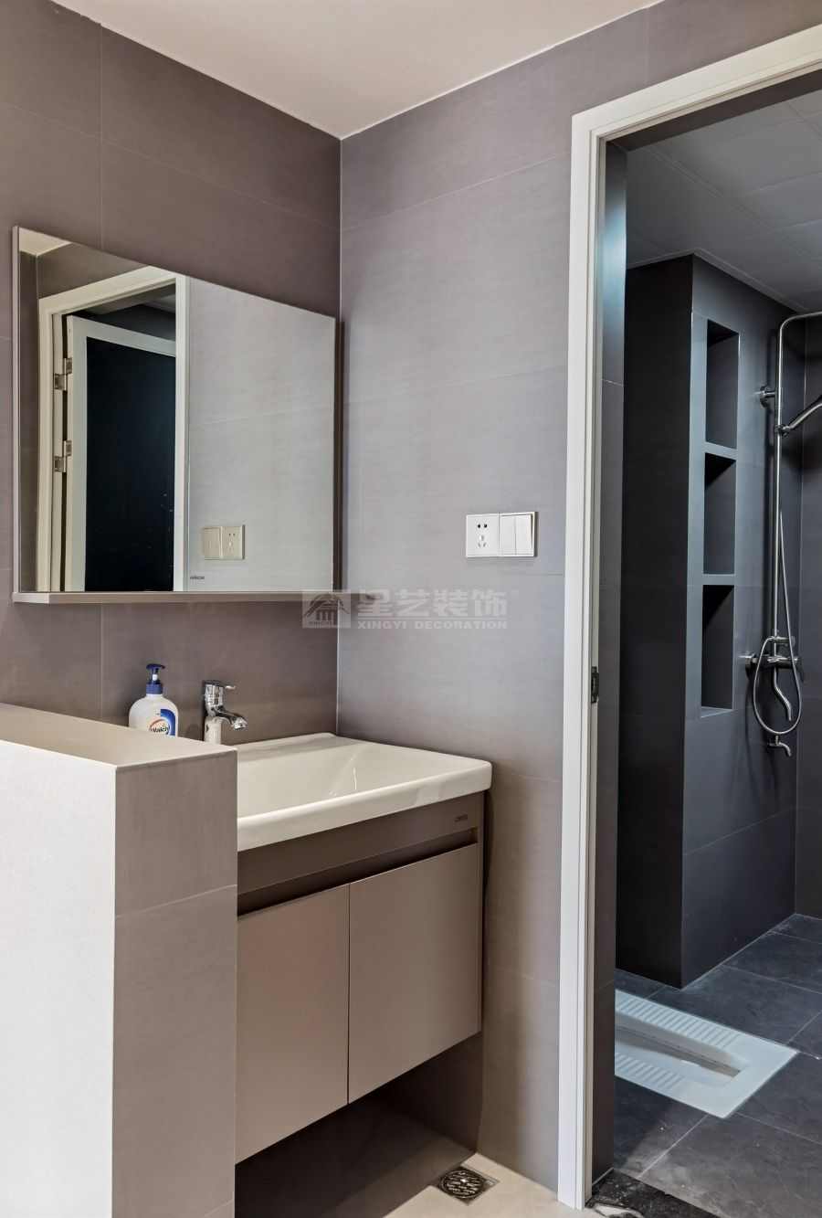 壹品江山6栋110平现代风实景(图13)