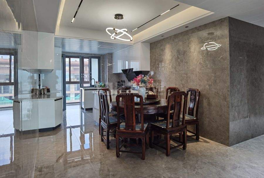 滨江一号190平新中式风格实景(图5)