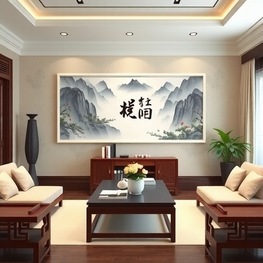 新中式客厅设计｜把江南水墨画搬进家