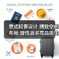 意式轻奢设计 精致空间布局 理性追求高品质生活（图1）