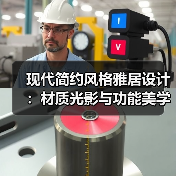 现代简约风格雅居设计：材质光影与功能美学的完美融合（图2）
