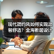 现代简约风如何实现温馨舒适？金海雅居设计解析（图4）